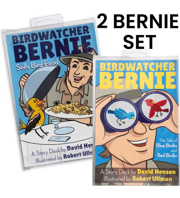 BirdWatcher Bernie Blue Birdie Image