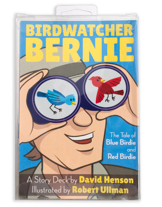 Bird Watcher Bernie Blue Birdie and Red Birdie